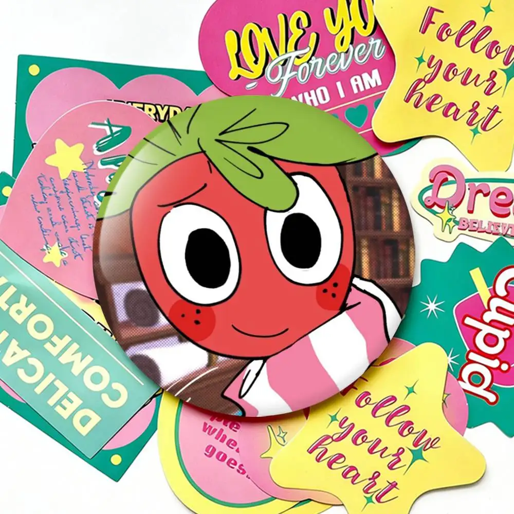Sprout D-Dandys Collectible Badge Set - Round Fan Souvenir Brooches
