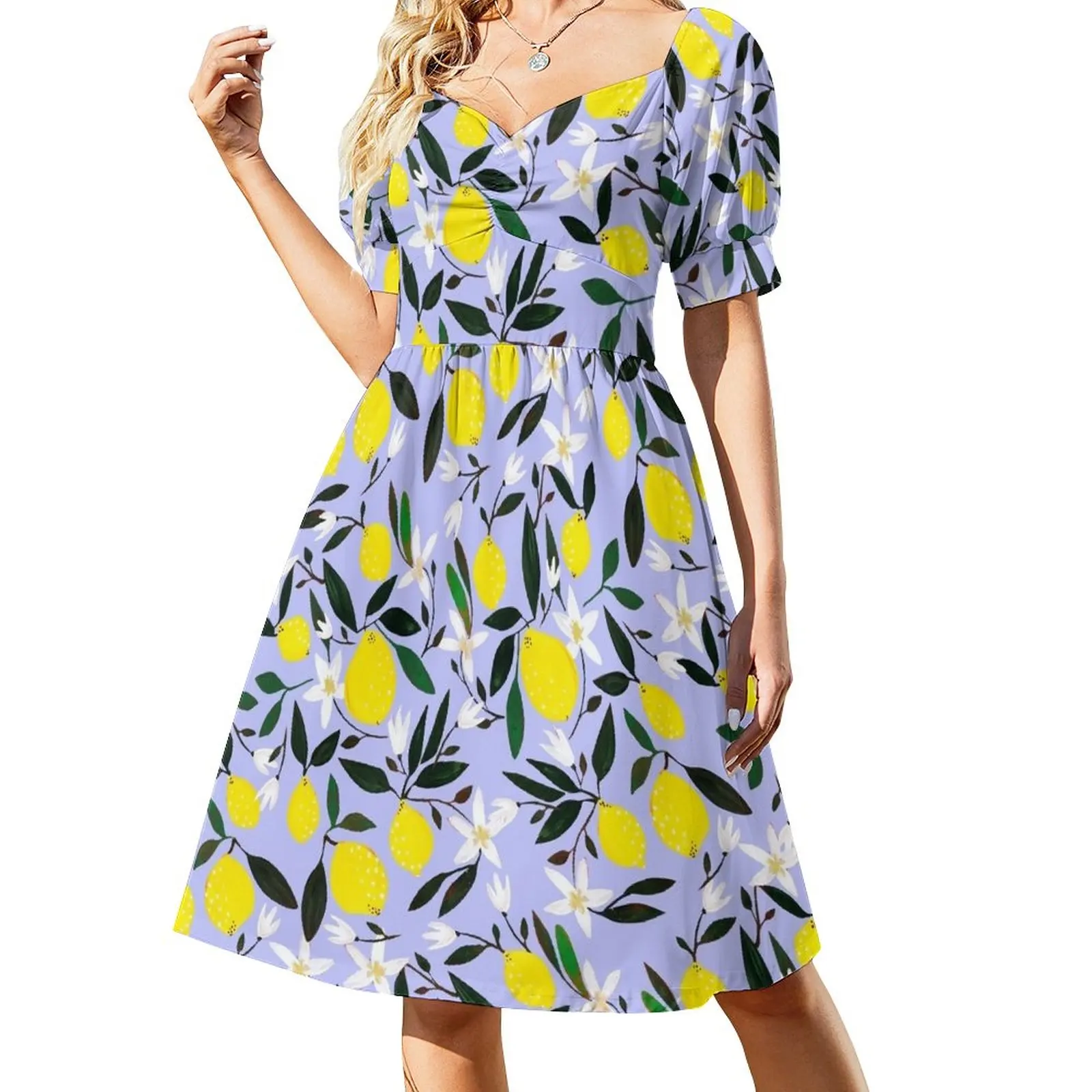 

Lemons Blue Dress summer woman dress 2023 Women's long dress dress women summer 2023 Long dress