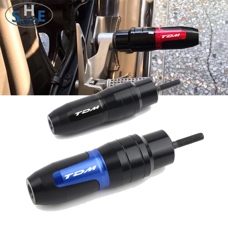 

With Logo TDM For YAMAHA TDM900 TDM850 TDM 900 850 2004-2015 Motorcycle Accessories Falling Protection Exhaust Crash Pad Slider