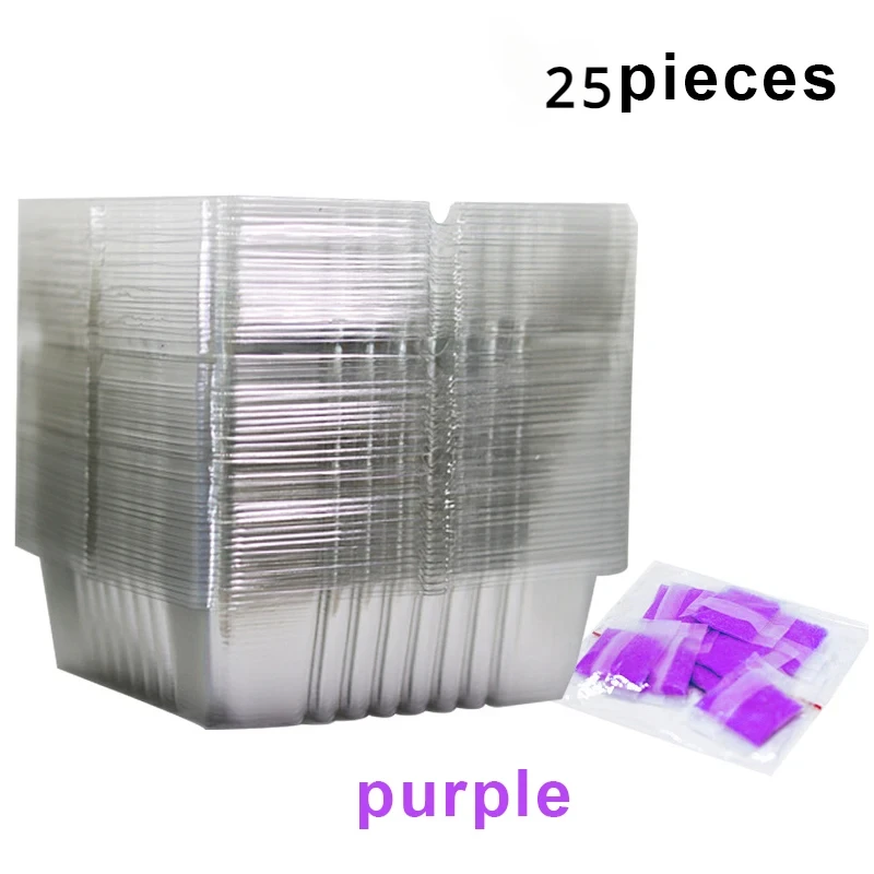 25pcs disposable ashtray Prevent ash and remove odor water soluble film smoke sand ointment vehicle mounted office household portable ashtray
