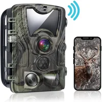 Outdoor WiFi Trail Camera Bluetooth 4K 36MP Game Camera 940NM Night Vision Motion Activated Waterproof Hunting Wildlife Cam 1