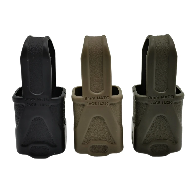 새로운 5.56MM 7.62MM 9MM 나토 케이지 빠른 자기 고무 루프 매거진 벨트 홀더, 에어소프트 M4 M14 MP5 사냥 홀스터 글록
