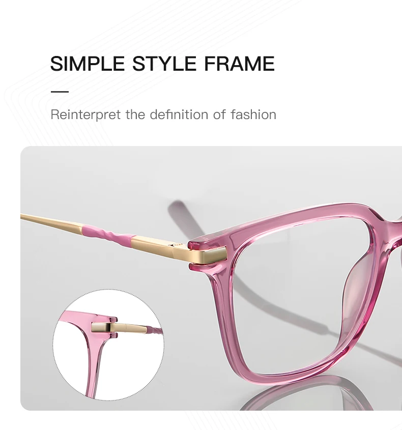 SZTZX Mode Weibliche Photochrome Anti Blue Ray Blocking Lesebrille für Frauen Myopie Hyperopie Rezept Optische Brillen – Detail 9