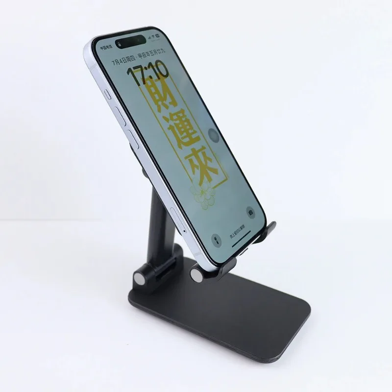 Foldable Desktop Phone Holder with Cosmetic Mirror Mobile Bracket Adjustable Retractable Phone Support Lazy Cellphone Stand 12 Sb07a9a4bb95346539a6fcea2e7a7693bk