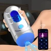 APP Control Automatic Male Masturbator For Men Telescopic Rotation Silicone Vagina Masturbation Sex Toys for Men Mastubator 1