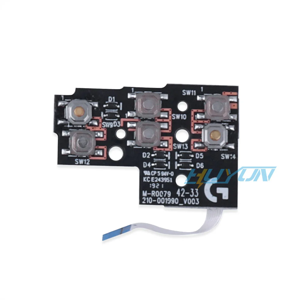 Logitechg604用のサイドキーパネルボードスイッチシェル、マウス