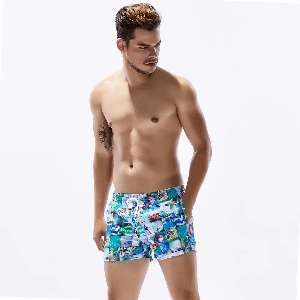 SEOBEAN NEW Men\'s shorts casual summer beach pants Board Shorts 16 colors