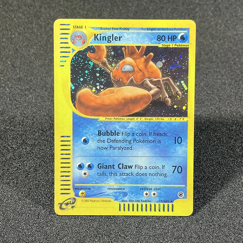 Pokémon Flash Cards E-Card Expedition (EX) Charizard Blastoise Venusaur Mewtwo Machamp Gengar Game Collection PTCG E Proxy Cards