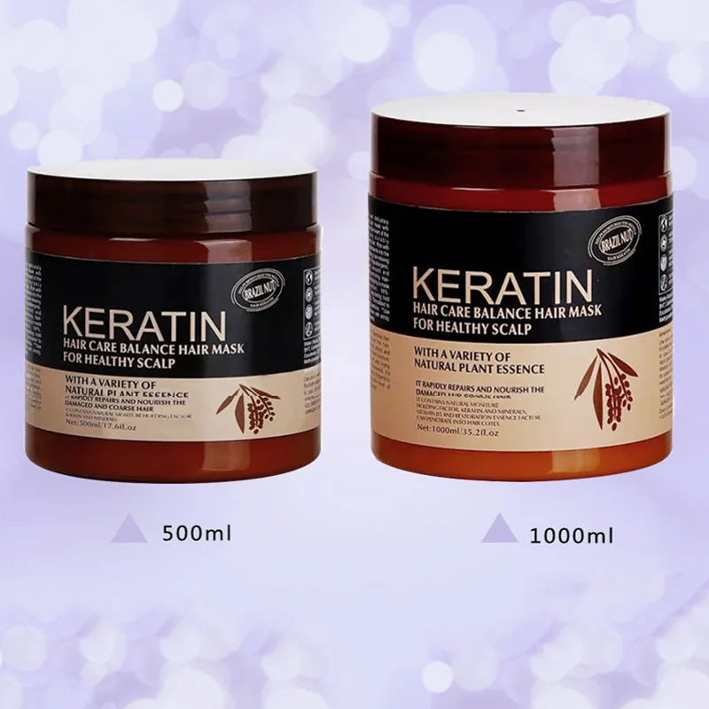 Professional Salon Hair Care Balance Hair Mask Brazil Nut Organic Collagen Restorative Gel Conditioner For Healthy Scalp
