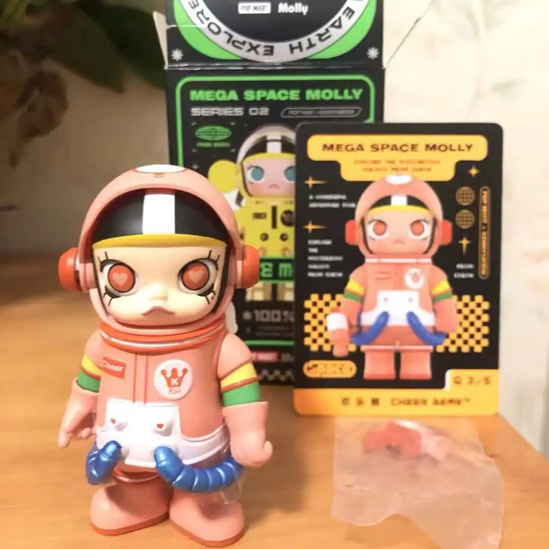 thumbnail image 1 of POP MART Collection MEGA MOLLY 100% 2nd generation figure blind box ornament, 1 of 5