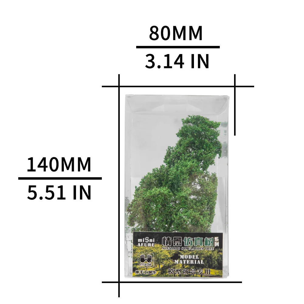 Simulation Strauch Baum Modell fertig Pflanzen materialien DIY Gebäude Sand Tisch Eisenbahn Landschaft Szene Layout Diorama Kits 1Box – Detail 3