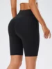 Shorts de sport taille haute d'été avec poches latérales, pantalons capri de course et de yoga, pantalons de sport et de fitness tendance, leggings élastiques