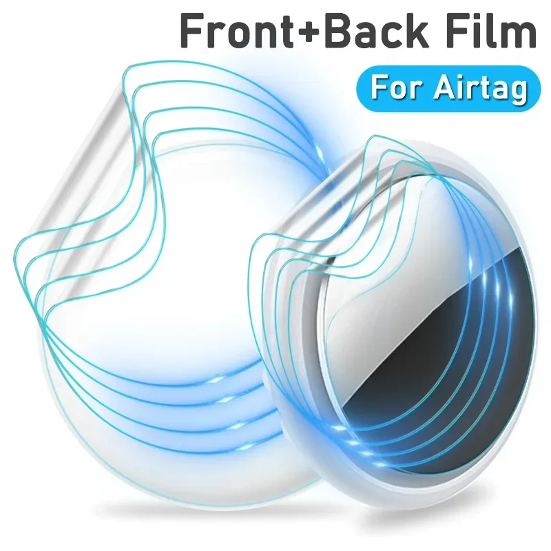 

Hydrogel Film for Apple Airtag Screen Protector Soft TPU Clear Protective Film Anti-Scratch Case Friendly for AirTags Air Tags