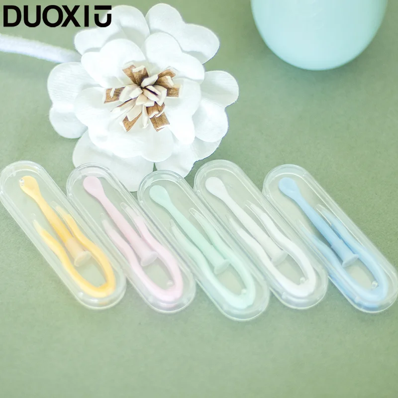 DUOXIU 1 Set Practical Convenient Contact Lenses Soft ColorTweezers Suction Stick For Special Clamps Tool Lens Inserter Remover