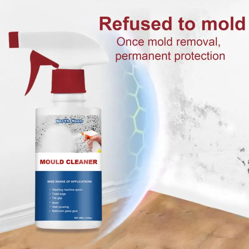 60mlHouseholdMoldRemoverSprayMildewCleaningAgentFurnitureTile
