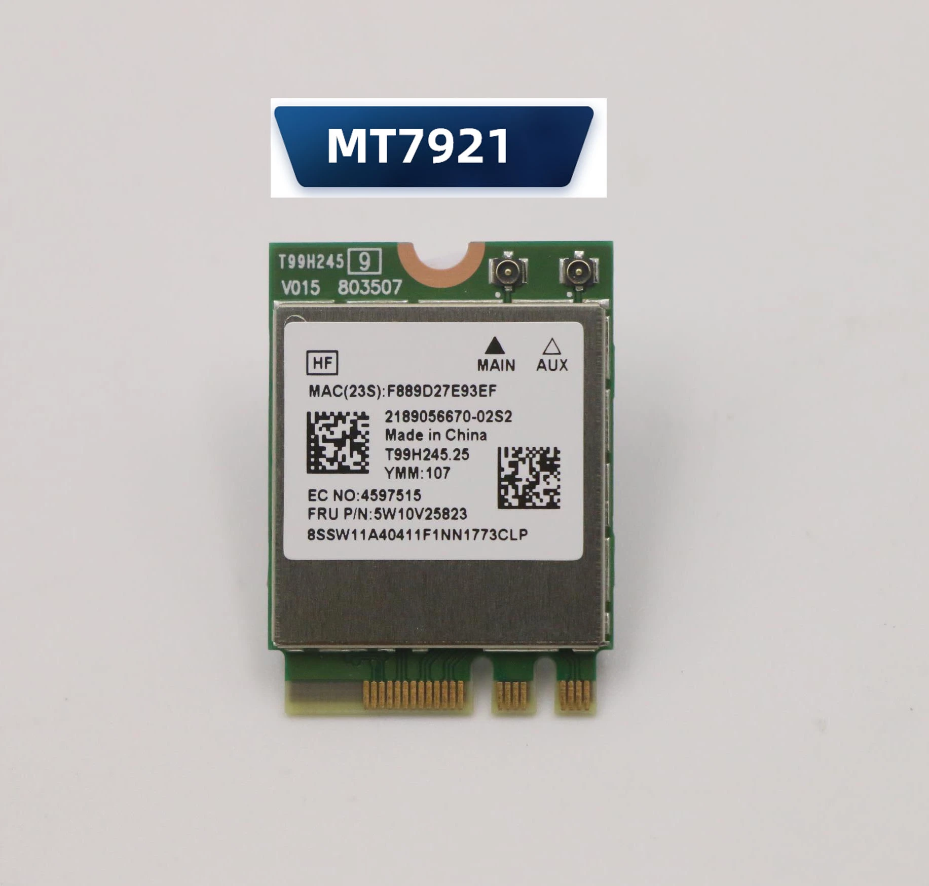 Mediatek Wi Fi 6 Mt7921 Wireless Lan Card