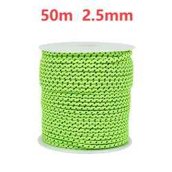 Reflective Durable Paracord for Outdoor and Emergency Use (50m  2.5mm)