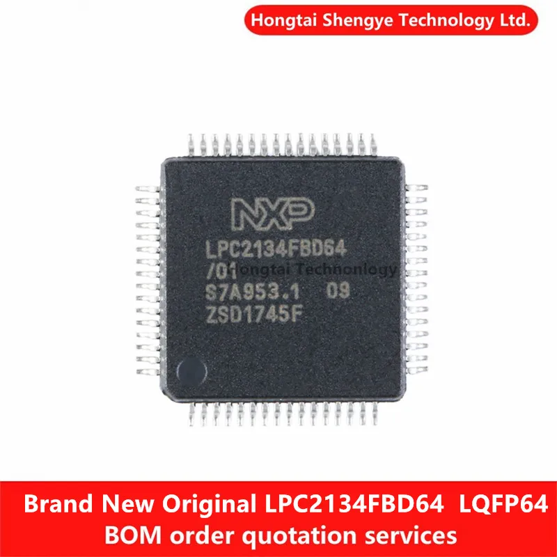 

Новый оригинальный 32-битный микроконтроллер LPC2134FBD64/01 LQFP64 60 МГц