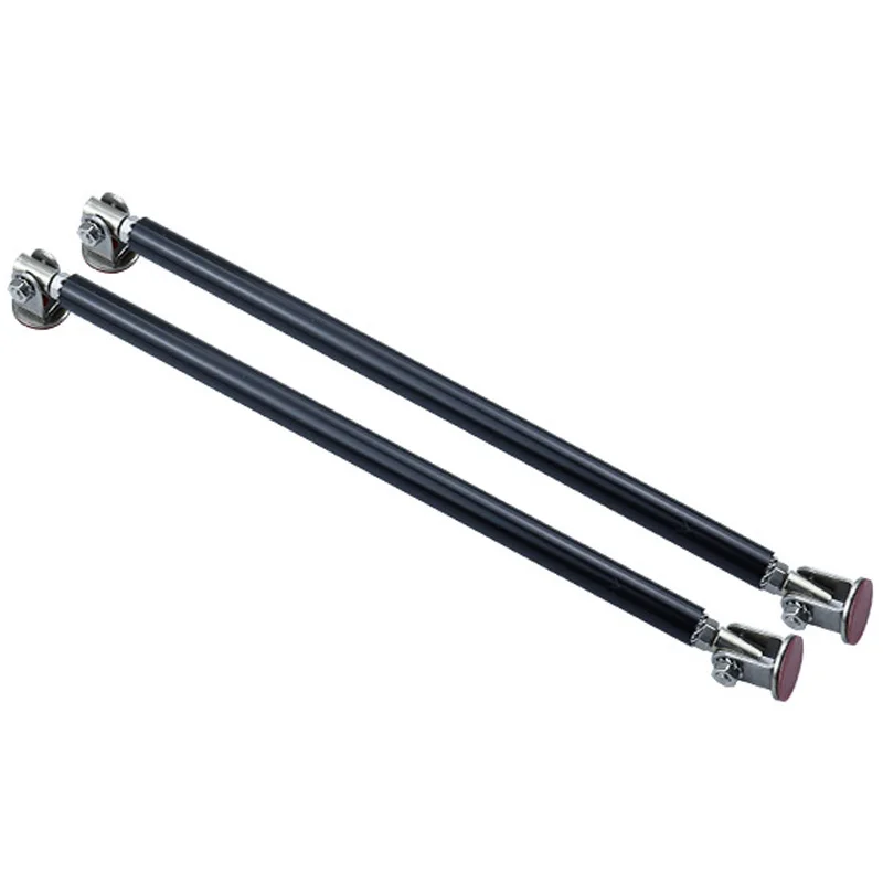 200-мм універсальний автомобільний спліттер, гоночний регульований передній бампер із нержавіючої сталі, опорна опора для губ, комплект стяжок, що заощаджує свердлильний отвір