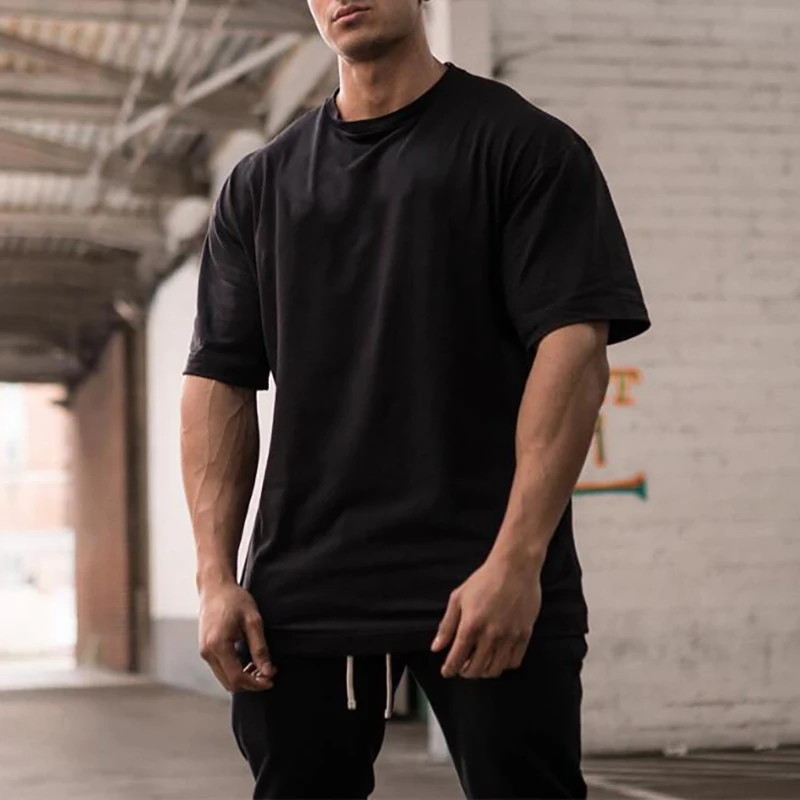 T-shirt Men Male Tee Cotton Tshirt 