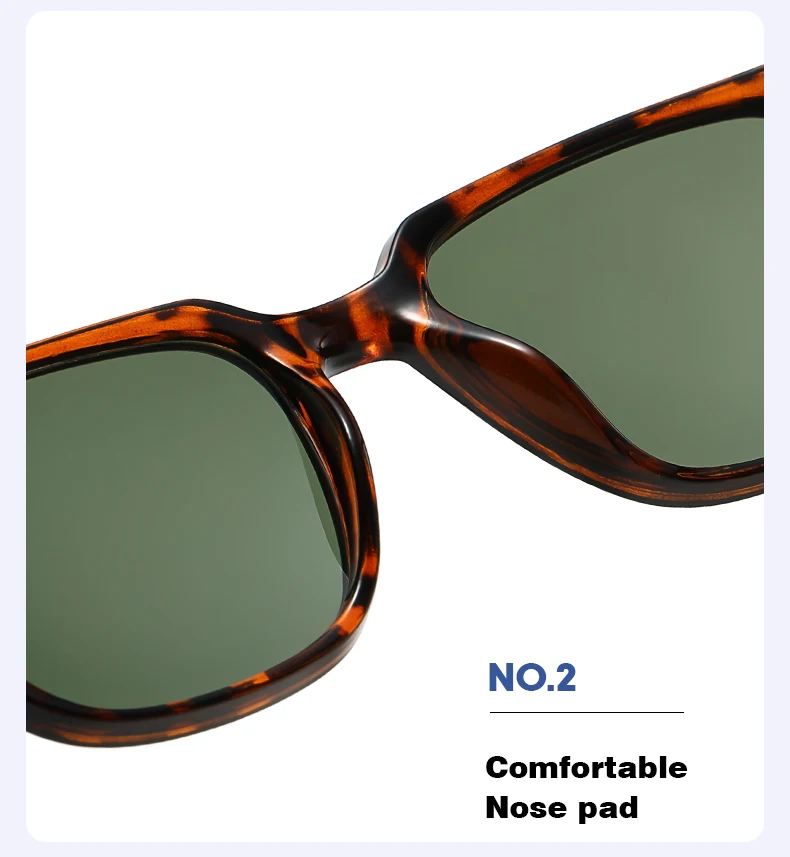 Kleine Sonnenbrille mit quadratischem Rahmen, modische Persönlichkeit, Retro, neue Sonnenbrille, Herren-Business-Casual-Sonnenbrille – Detail 5
