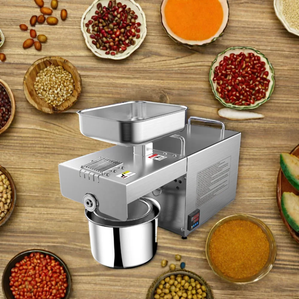 Home Oil Presser Mini Stainless Steel Peanut Cocoa Coconut Sesame Walnut Sunflower Household Oil Press Machine MJ 899