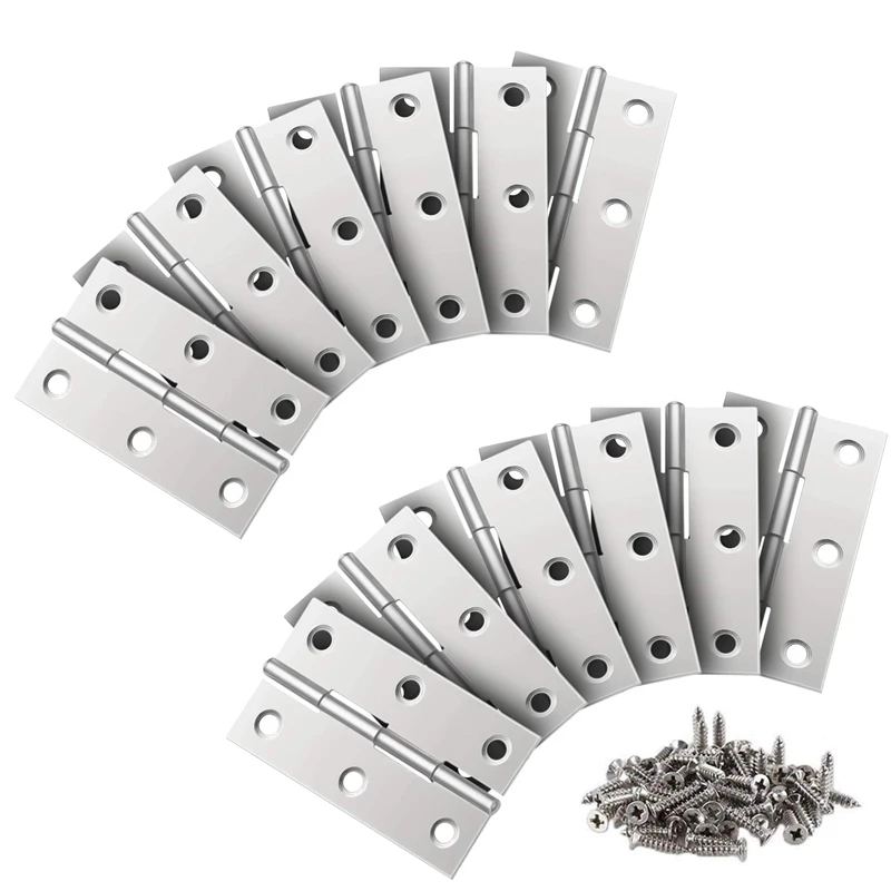 24 Pcs 66mm Timber Door Hinges Stainless Steel Hinges For Internal