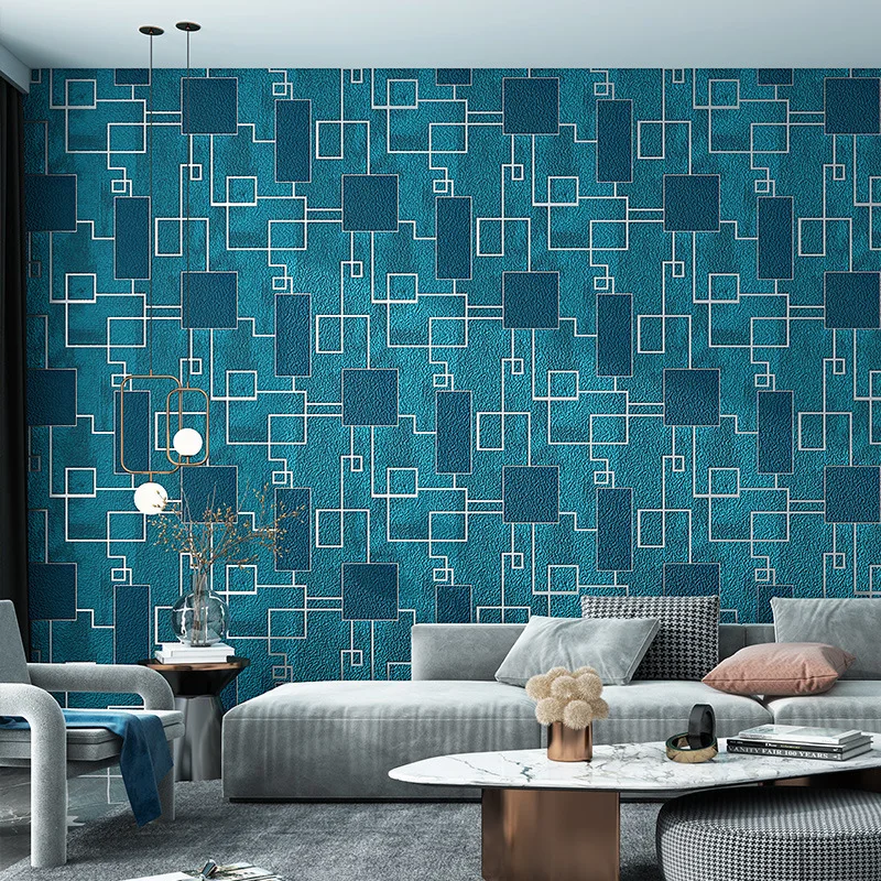 papier-peint-3d-motif-geometrique-moderne-en-peau-de-cerf-decoration-d'interieur