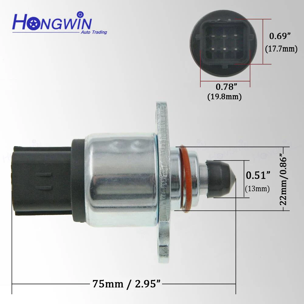 8-97181718-0 IAC Idle Air Control Valve For Holden RODEO RA 3.5 6VE1 Fits Mitsubishi Eclipse Chrysler Dodge Isuzu 8971817180