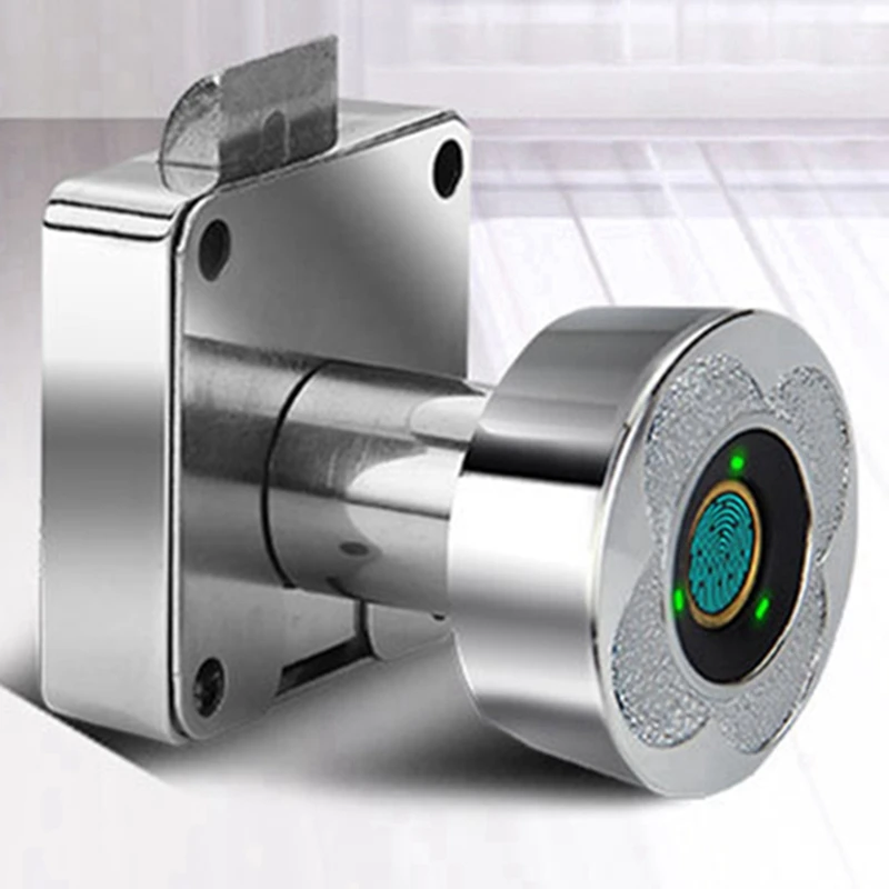 B61A-Fingerprint Cabinet Drawer Lock, Biometric Fingerprint-Bluetooth Lock Smart Cabinet Lock-22Mm