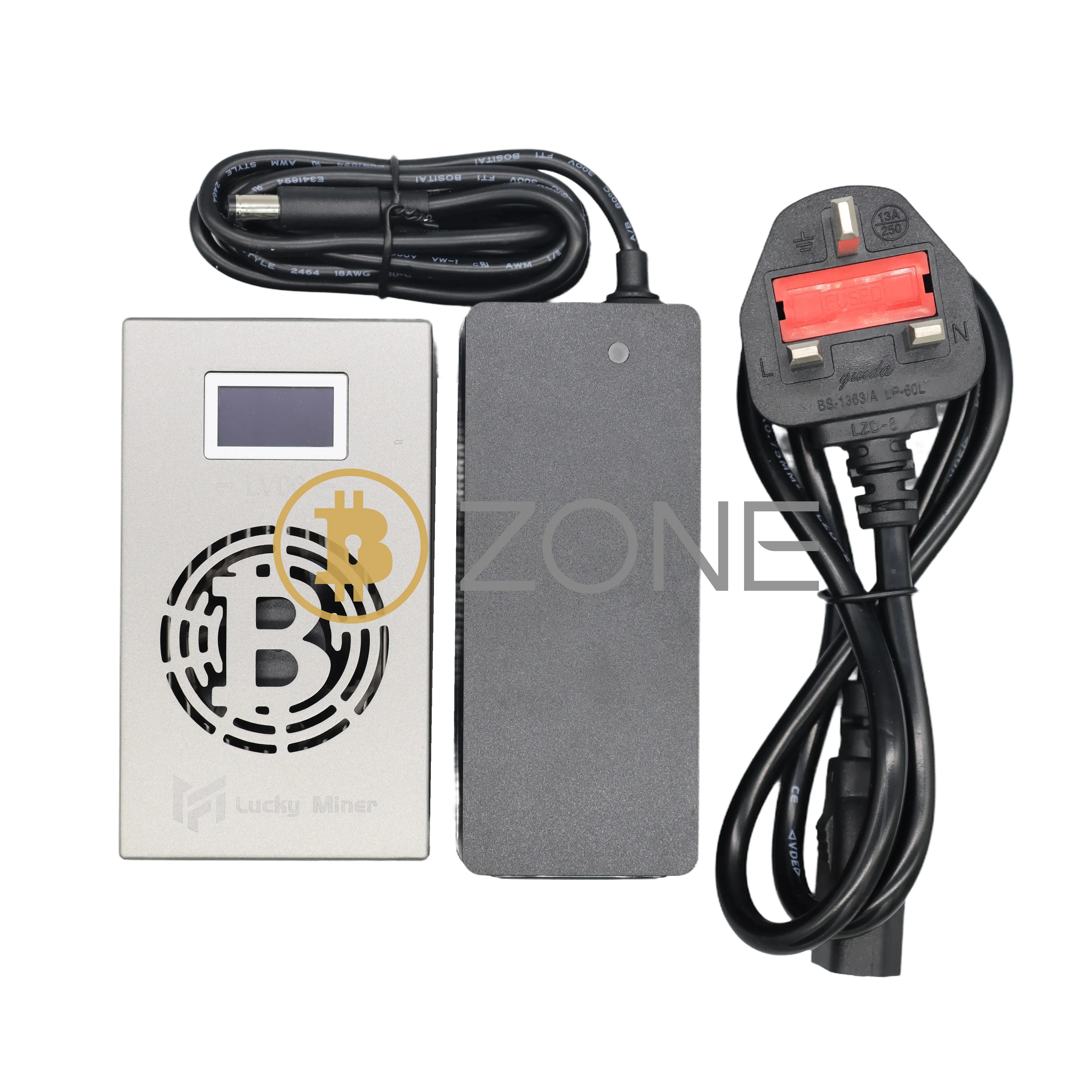 電源付きラッキーマイナー、SHA-256、v6、500gh、ビットコイン、dgb、bch、ソロマイナー、複数のマイニング モード、ヨーロピアンプラグをサポート