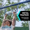 Outdoor Swing Set Outdoor Heavy Metal Toy Set, Suitable for Children's Slide 100 inches deep x 133 inches wide x 73 inches high 5