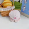 Kawaii Plush Marine Organisms Key Chain Crab Ray Fish Plush Doll Keychain Toys Charms Funny Fish Pendant Couple 3