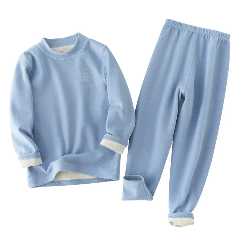 Thermal Underwear Set for Children Winter Boys Girls Long Johns Thick Warm Middle Collar Kids Homwear 14 15 Years Girl Clothes children underwear suits children clothes