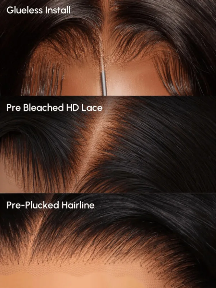 32 Inch 5x5 HD Lace 200% Density Closure Wigs Human Hair Glueless Wigs Human Hair Pre Plucked Body Wave Closure Wig 13x4 13x6