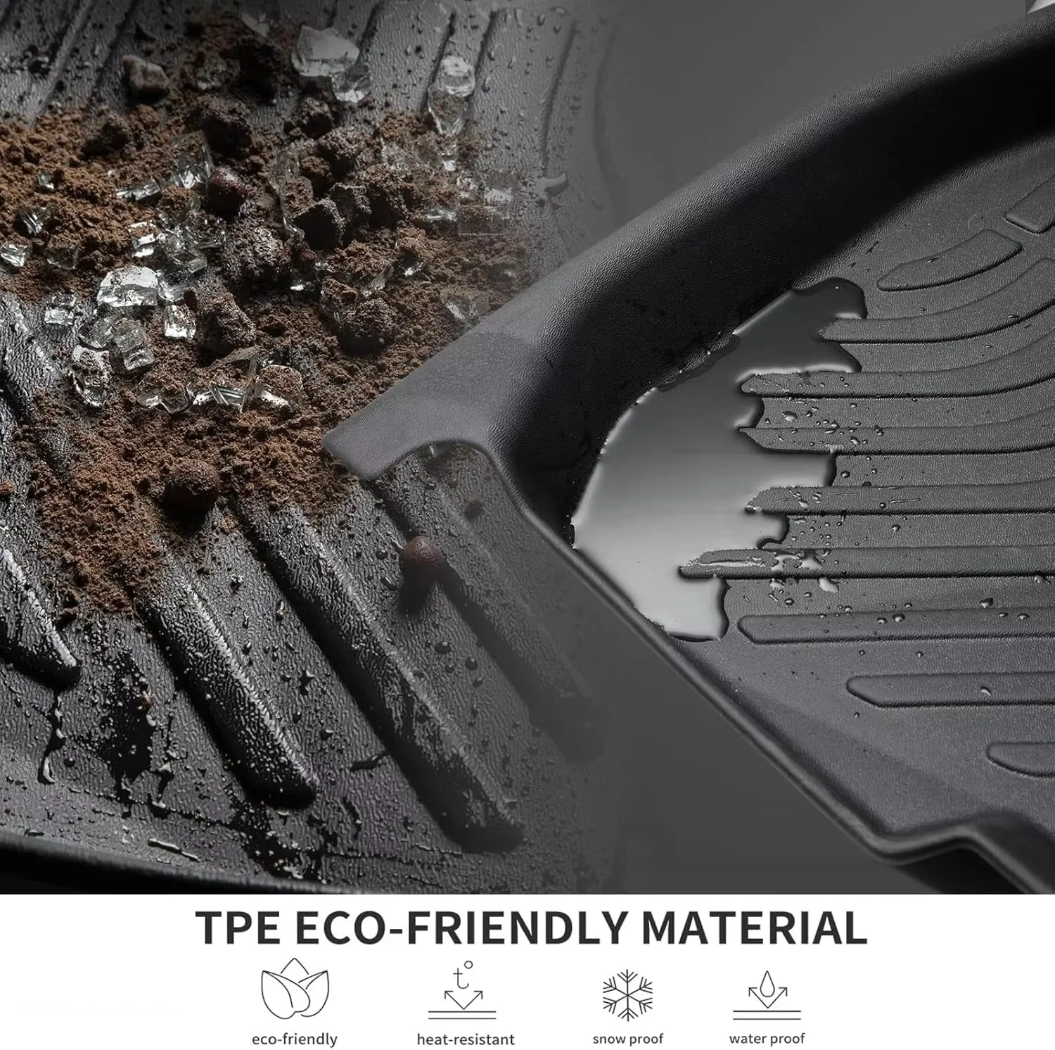 TPE Floor Mats For Infiniti QX60 7 Passenger Heavy Duty Car Floor Liners Infiniti QX60 Accessories