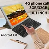 Newest ZL80 4G phone Call Android 7.0 Tablet PC 3GB RAM+32GB ROM 10.1 INCH MT6580 Quad-Core Sim Cards X 2 WIFI 5MP Rear Camera 1