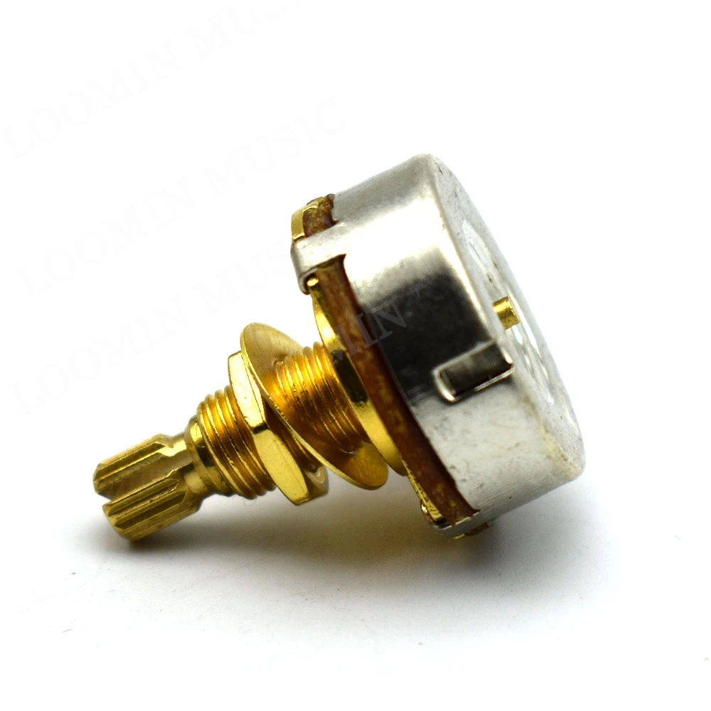 Guitar Potentiometers 2 Pcs 18MM A500K B500K A250K B250K For Guitar Parts guitar potentiometer