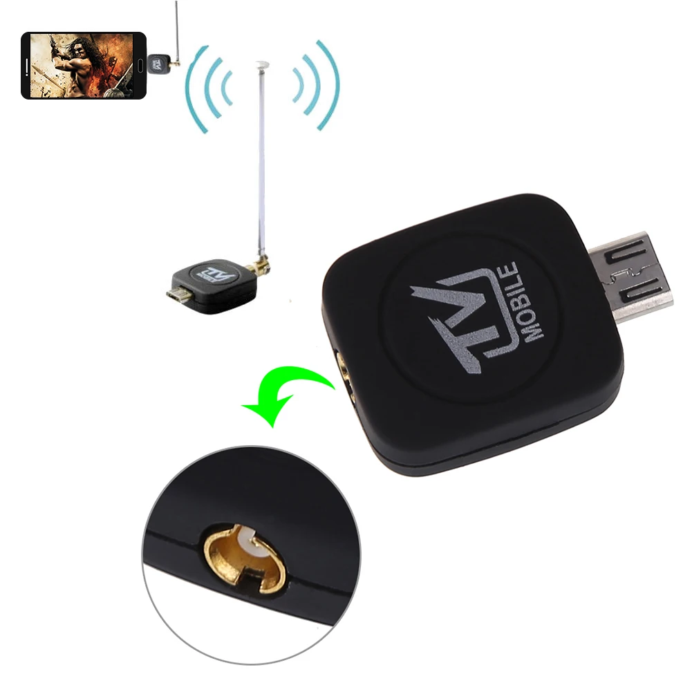 Mini Micro USB DVB-T Digital TV Tuner Receiver For Android Phone Tablet PC Digital TV Decoder