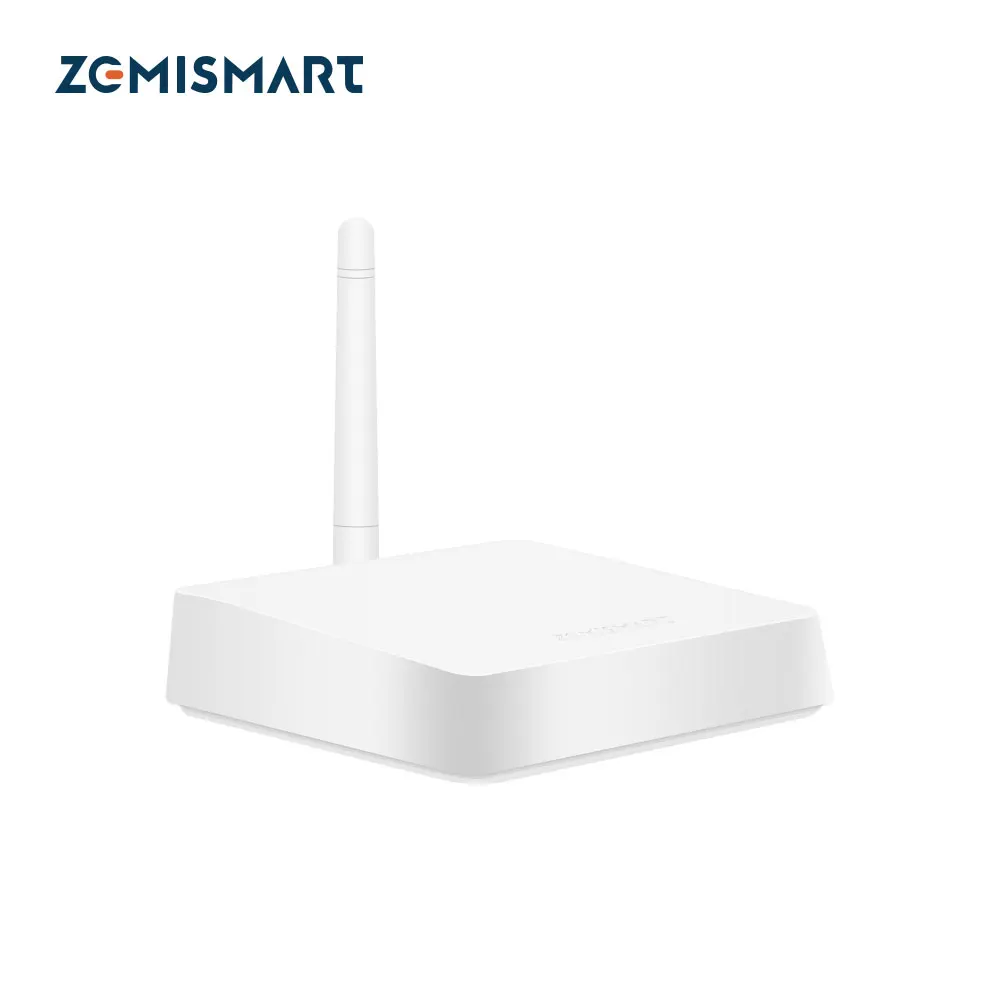 Zemismart Tuya Zigbee Gateway Smart Bridge Hub with Network Cable Socket Wired Connection Smart Life App Control