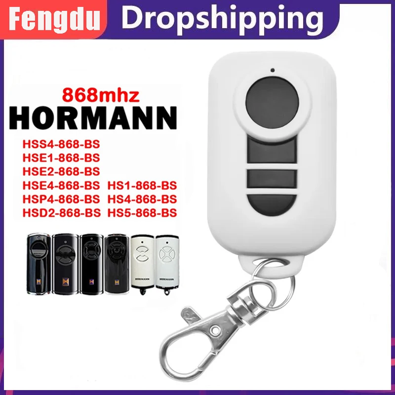 

HORMANN BS SERIES 868MHz Opener Compatible HORMANN HSP4 HSD2 HS1 HS4 HS5 HSE2 HSE4 HSE5 HSE1 868 BS Garage Door Remote Control