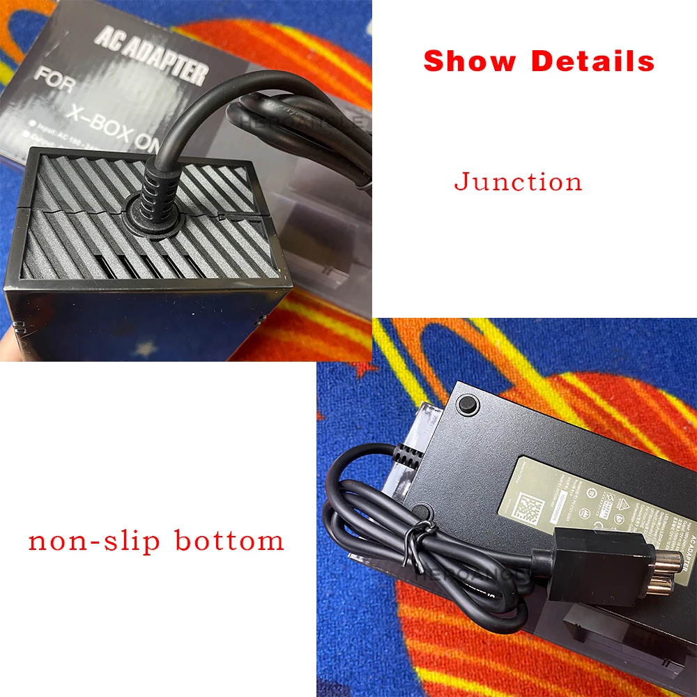 New and Premium Quality AC Adapter Charger Power Supply for Xbox One Console 100-240V