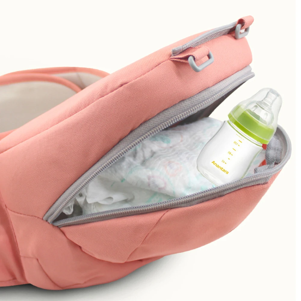 Ergonomic Baby Carrier Infant Hipseat Carrier Breathable Kangaroo Front Facing Baby Holder Baby Waist Carrier Travel For 0-36M 5