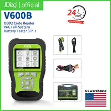 

OBD2 Automotive Scanner Tool 12V Battery Tester Live Data Code Reader Car Diagnostic VAG Full System Scanner Tool