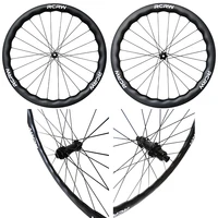 700C SL 36T Ratchet Wave carbon Wheelset 3540/4045/4550mm deep 31mm wide Rim center lock 24Hole Hub Flat Spokes Gravel wheelset 2