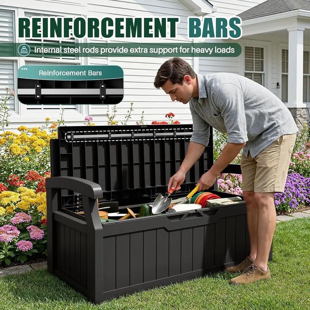 80-Gallon Storage Deck Box 6