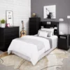 Astrid Tall Black Dresser: 16"D x 20"W x 52"H, 6-Drawer Chest for Bedroom by  - Perfect Chest of Drawers for Ample Storage 4