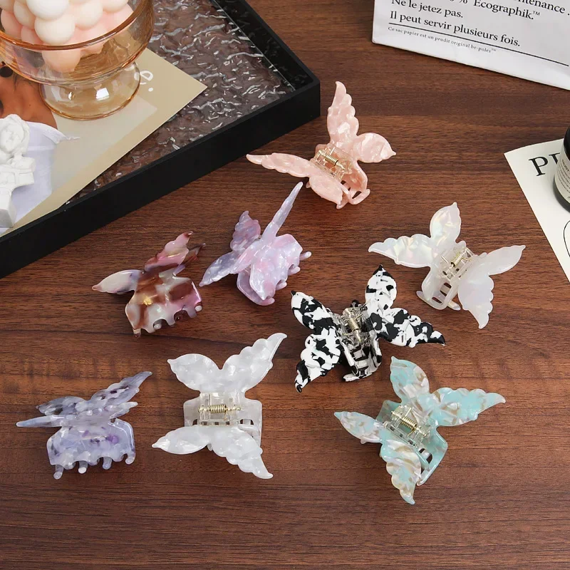 Acetate Butterfly Hair Claw French Style Hair Styling Tools Accessories Retro Clamps Women Hairpins hair claw