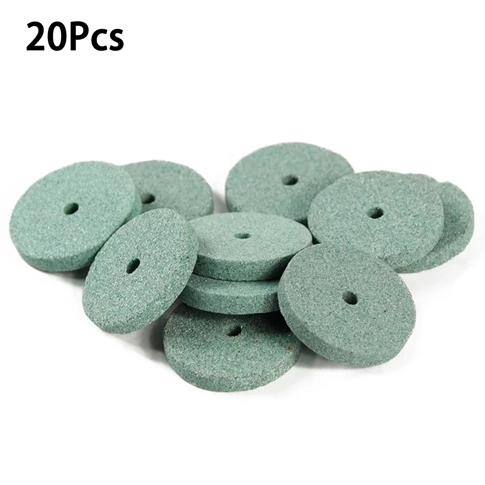 

20Pcs 20mm Mini Drill Grinding Buffing Wheel Polishing Pad Abrasive Disc For Dremel Accessories Rotary Tool Green