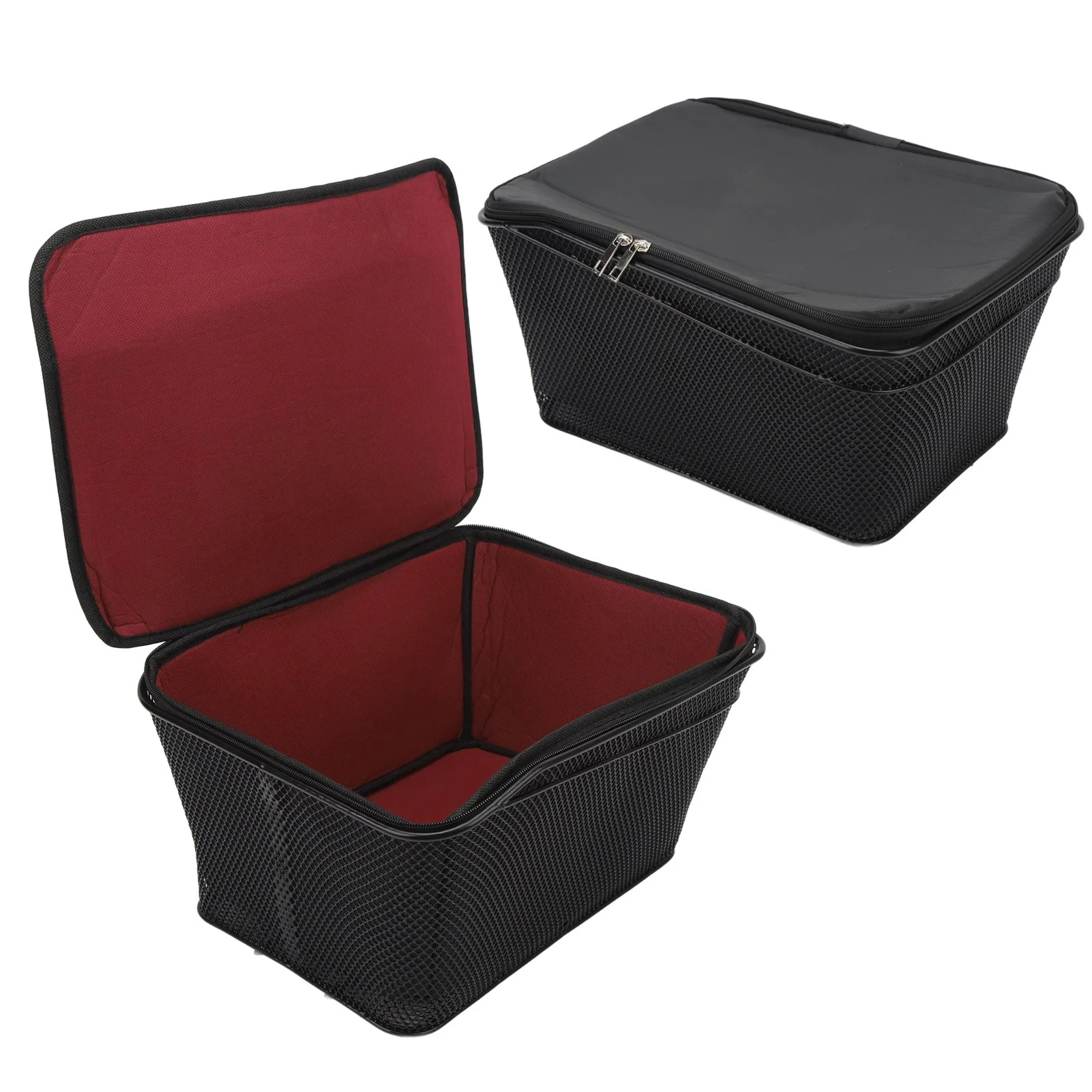 

Bike Basket, Rear Bike Rack, Iron Bike Bag with 20l Waterproof Storage and 20kg Bearing Capacity for Outdoor Adventures